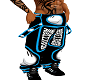 Blue Smiley Pants (Men)