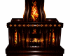 GA Carved Fireplace