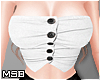 B | White CropTop