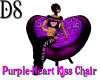 Purple Heart Kiss Chair
