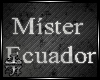 :XB: Míster Ecuador