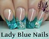 |DRB| Lady Blue Nails