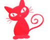 Glow Animated Cat