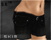sx v1  Bla-Denim Shorts