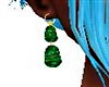 Drk Emerald Droplet Gold