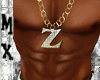 Men's Z Gold Necklace
