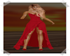 red dancing dress