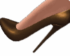 Brown décolleté shoes