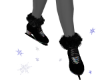 Black ice skates 