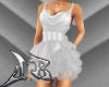 JB Ruffled White Dress
