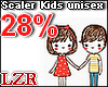 Scaler Kids Unisex 28%