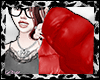 red puffer jacket