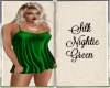 Silk Nightie Green