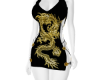 gold dragon dress