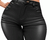 black leather pants.
