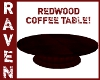 REDWOOD COFFEE TABLE!