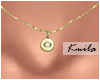 |K Tiny necklace O