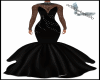 Shiny Diamond Black Gown