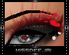 *MD*Heart Lashes|Red