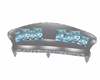 Elegant Silver Couch