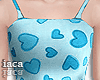 Blue Heart Top