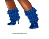blue fringed Boots