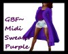 GBF`Purple Midi Sweater