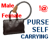 !@ Self carrying purse