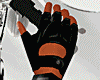 !Biker Gloves-Black Lthr