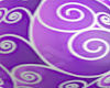 Easter Egg - Purple Swir