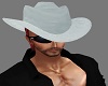 Silver cowboy hat