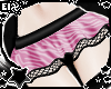. pink zebra skirt L