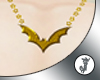 -JCP- Bat Necklace Gold