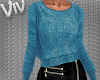 Teal Ribbed Sweater