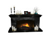 Black Stone Fireplace