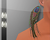 m> Peacock Earrings