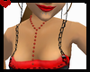 F> Red Perla Necklace