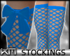 +KM+ Stockings Blue
