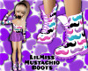 LilMiss Mustachio Boots