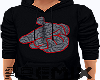 Ⓟ Crooks Hoodie Blk.