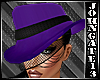 Mafia Lady Hat Purple