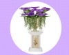 column with flower pot