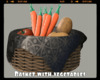 *Basket with vegetables