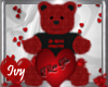 Valentines Bear Red LG