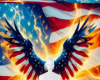 Eagle flag background