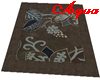 Brown Design rug