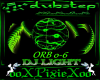 green orb dj light