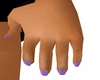 light purple nails 