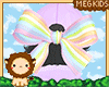Kids Cap bow Rainbow