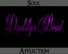 Daddy's Brat Headsign-P